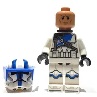 Clone Heavy Trooper, 501st Legion, White Arms, Blue Visor