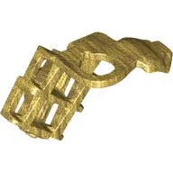 Minifig Neckwear Armor Shoulder Pad Single with Scabbard for 2 Katanas, Wedge