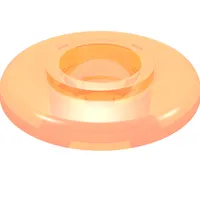 Clikits Bead, Ring Thin Large with Hole and High Connector