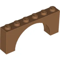 Brick Arch 1 x 6 x 2 - Thin Top without Reinforced Underside [New Version]