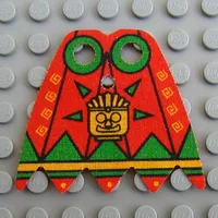 Neckwear Cape, Rounded Ends and Mayan Print