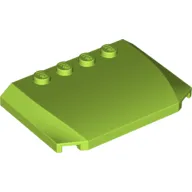 Slope Curved 4 x 6 x 2/3 Triple Curved with 4 Studs