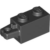 Hinge Brick 1 x 2 Locking with 1 Finger Horizontal End