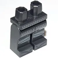 Hips and Pearl Titanium Legs with Silver Triangles, Knee pads, Sandals