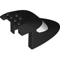 Aircraft Fuselage Curved Forward 6 x 10 x 4 Top with 2 Trans-Clear Window Panes