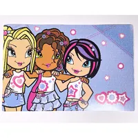 Clikits Insert, 19 x 12.5, 'Heart', 'Daisy', and 'Star' with Blue Background Print