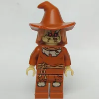 Scarecrow in Dark Orange Outfit