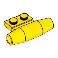 Engine - Smooth, Small 1 x 2 Side Plate [With Axle Holders]