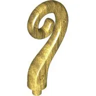 Animal Body Part / Plant, Tail / Vine Curled with Bar