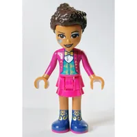 Andrea - Magenta Top, Magenta Skirt, Face Paint