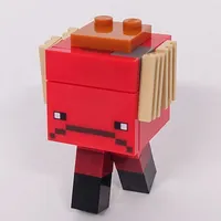 Strider, Black Jumper Plates, Dark Red 1x3 Plate