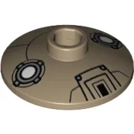 Dish 2 x 2 Inverted [Radar] with Machinery (Dalek Head) print