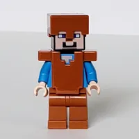 Steve in Dark Orange Helmet and Armor