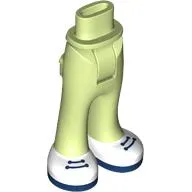 Minidoll Hips and Trousers with Back Pockets with White Shoes, Dark Blue Laces, Soles print