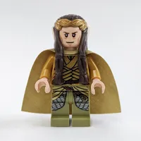 Elrond - Crown, Olive Green Cape