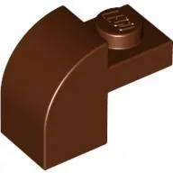 Brick Curved 1 x 2 x 1 1/3 with Curved Top