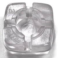 Clikits Icon, Square 2 x 2 Small, with Hole [Polished]