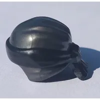 Head Wrap with Headband and Knot, Black Pattern