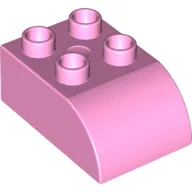 Duplo Brick 2 x 3 with Curved Top