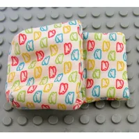 Duplo, Sleeping Bag / Baby Pouch with Blue, Lime, Red and Yellow Bunny Print