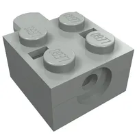 Arm Holder Brick 2 x 2 without Hole and 1 Arm
