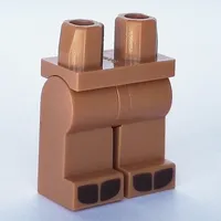 Hips and Medium Nougat Legs with Dark Brown Hoofs print