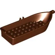 Boat / Rowing Boat 14 x 5 x 2 with Oarlocks [2 Hollow Inside Studs]