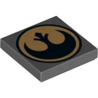 Tile 2 x 2 with SW Rebel Logo Print
