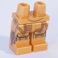 Hips and Pearl Gold Legs with Droid with Leg Side Print (C-3PO)