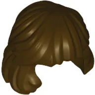 Hair Mid-Length Combed Behind Ear