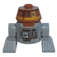 Astromech Droid, C1-10P (Chopper), Light Bluish Gray