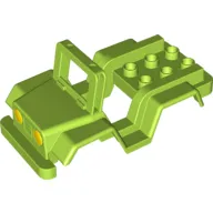 Duplo Car Body Jeep with Headlights Print