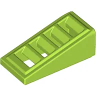 Brick Sloped 18° 2 x 1 x 2/3 with 4 Slots / Grate