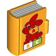 Duplo Book, Red Rabbit, Duplo Bricks with '1, 2, 3' print