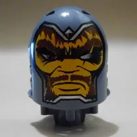 Large Figure Head, Round Top with Karzon Print