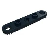 Technic Plate 1 x 5 with Toothed Ends, 2 Studs and Center Axle Hole