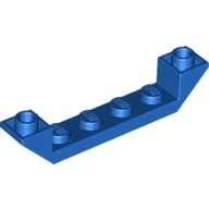 Brick Sloped Inverted 45° 6 x 1 Double with 1 x 4 Recessed