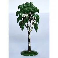 Plant, Tree Flat Birch painted with solid base (1950's version)