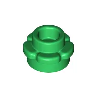 Plant, Flower, Plate Round 1 x 1 with 5 Petals