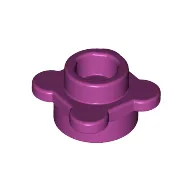 Plant, Flower, Plate Round 1 x 1 with 4 Petals