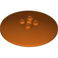 Dish 6 x 6 Inverted (Radar) with Solid Studs