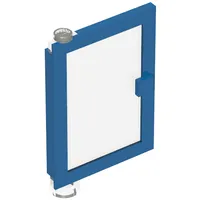 Door 1 x 4 x 5 Left with Trans-Clear Glass