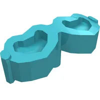 Headwear Accessory Glasses, Heart Shaped with Pin