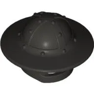 Helmet with Chinstrap and Wide Brim