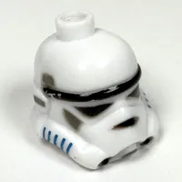 Pen Bead, Helmet, Stormtrooper with Azure Vents Print
