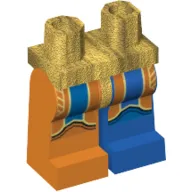 Hips and Blue Left Leg, Orange Right Leg with Jester Costume print