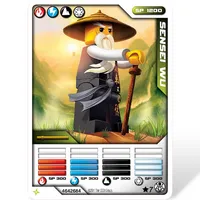 Trading Card, Ninjago Deck #1: *7 - Sensei Wu (Black Outfit) - International Version