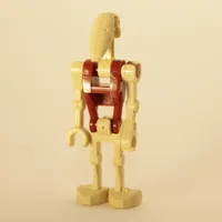 Battle Droid Security, Dark Red Torso, One Bent Arm, One Straight Arm