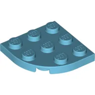 Plate Round Corner 3 x 3