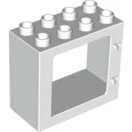 Duplo Door / Window Frame Flat Front Surface, Completely Open Back